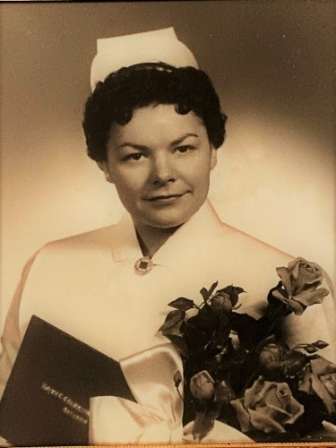 Picture of the nurse and donor Mary Gordon