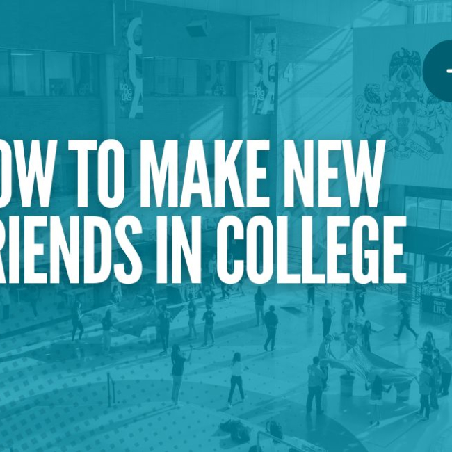 How to make new friends in college